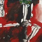 STEFANELLI-Red-Black-Study-2001-Acryl-auf-Leinwand-50-x-60-cm