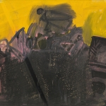 STEFANELLI-Siwa_Yellow-Horus_1988_Acryl-auf-Leinwand_102x127cm